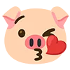 😘 Эмодзи «pig farm» для Telegram