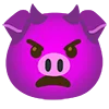 👿 Эмодзи «pig farm» для Telegram
