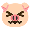 😖 Эмодзи «pig farm» для Telegram
