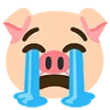 😭 Эмодзи «pig farm» для Telegram