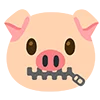 🤐 Эмодзи «pig farm» для Telegram