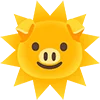 🌞 Эмодзи «pig farm» для Telegram