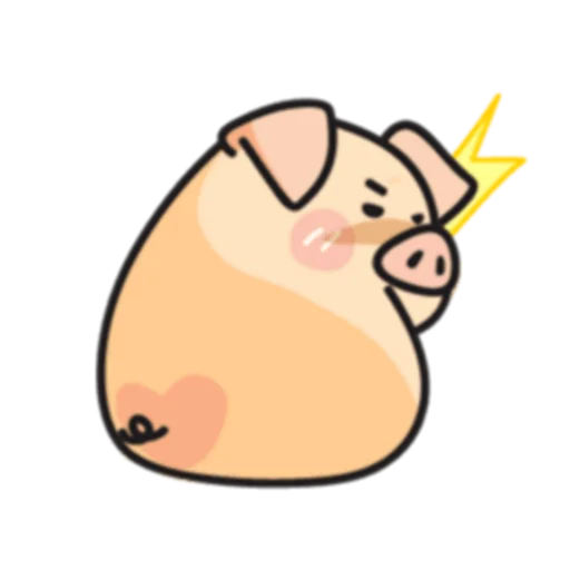 😒 Стикер «PIGPIG & GuaGua Prt.1-2 (FULL) [英文]» для Telegram