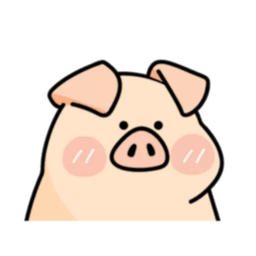 🐷 Стикер «PIGPIG & GuaGua Prt.1-2 (FULL) [英文]» для Telegram