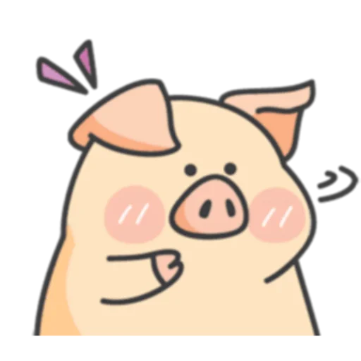 👀 Стикер «PIGPIG & GuaGua Prt.1-2 (FULL) [英文]» для Telegram