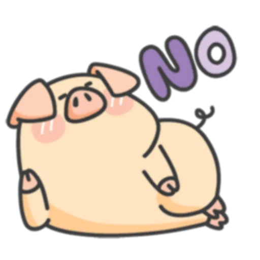 🚫 Стикер «PIGPIG & GuaGua Prt.1-2 (FULL) [英文]» для Telegram
