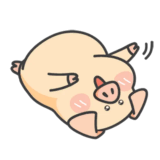 😋 Стикер «PIGPIG & GuaGua Prt.1-2 (FULL) [英文]» для Telegram