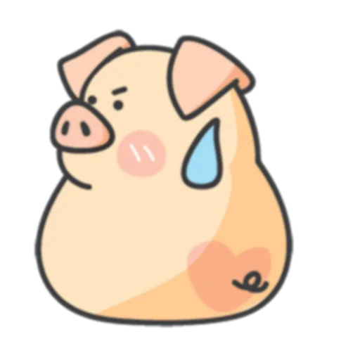 😠 Стикер «PIGPIG & GuaGua Prt.1-2 (FULL) [英文]» для Telegram