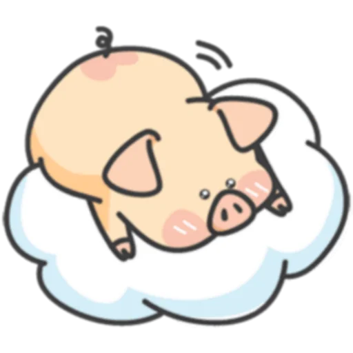 😌 Стикер «PIGPIG & GuaGua Prt.1-2 (FULL) [英文]» для Telegram