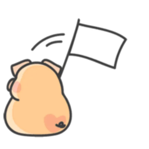 🏳 Стикер «PIGPIG & GuaGua Prt.1-2 (FULL) [英文]» для Telegram
