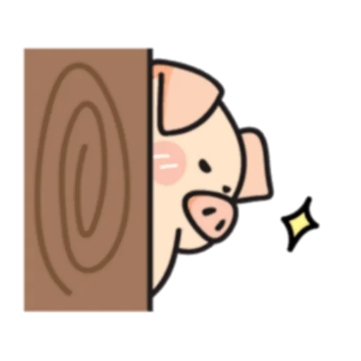 👀 Стикер «PIGPIG & GuaGua Prt.1-2 (FULL) [英文]» для Telegram