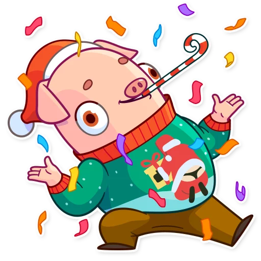 🥳 Стикер «Mr. Piggy» для Telegram