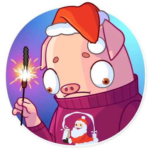 😕 Стикер «Mr. Piggy» для Telegram