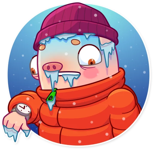 🥶 Стикер «Mr. Piggy» для Telegram