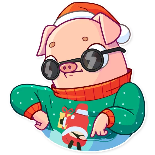 😎 Стикер «Mr. Piggy» для Telegram