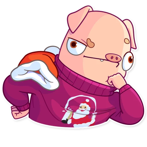 😠 Стикер «Mr. Piggy» для Telegram
