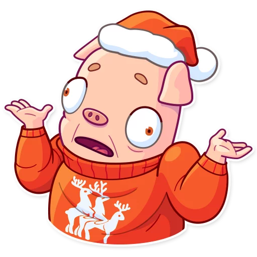 🤷‍♂️ Стикер «Mr. Piggy» для Telegram