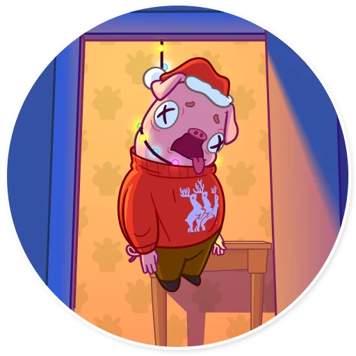 😵 Стикер «Mr. Piggy» для Telegram