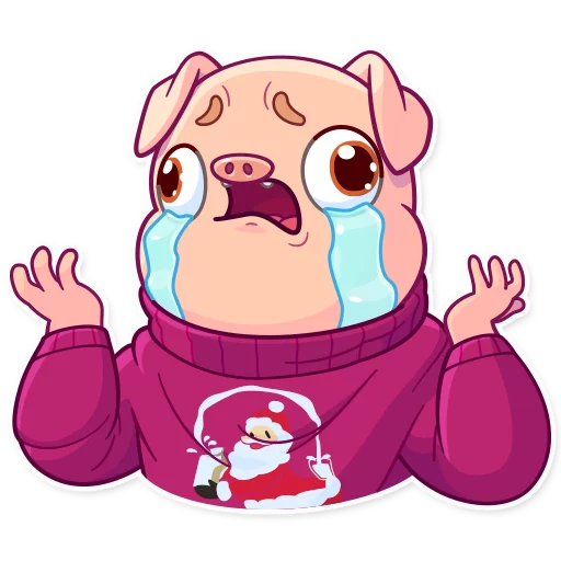 😭 Стикер «Mr. Piggy» для Telegram