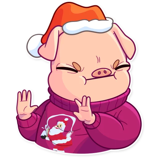 🙅 Стикер «Mr. Piggy» для Telegram