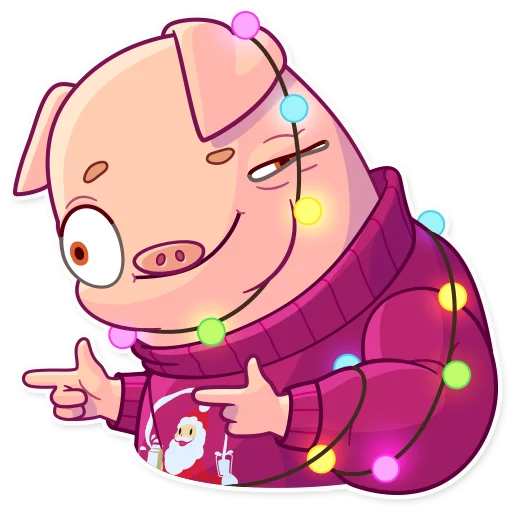 😉 Стикер «Mr. Piggy» для Telegram