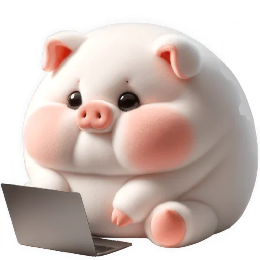 💻 Стикер «Свинка Пипка» для Telegram