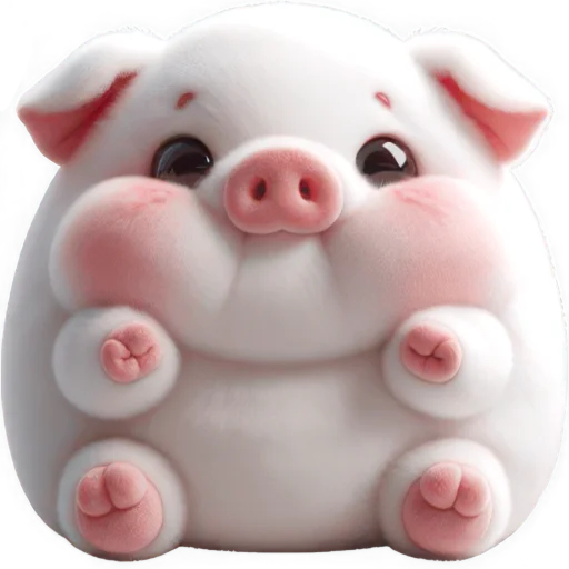 🥺 Стикер «Свинка Пипка» для Telegram