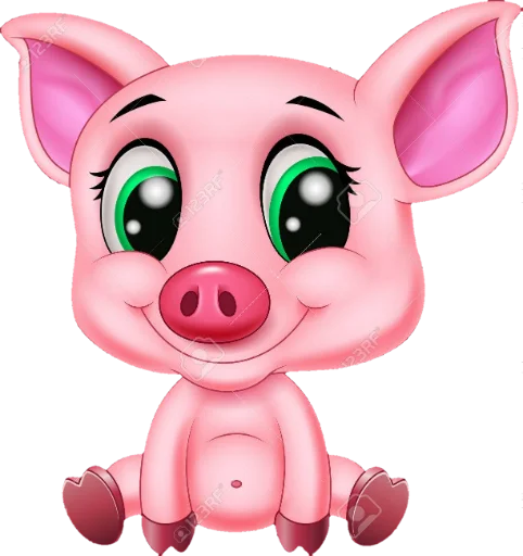 🐷 Стикер «Piggylee» для Telegram