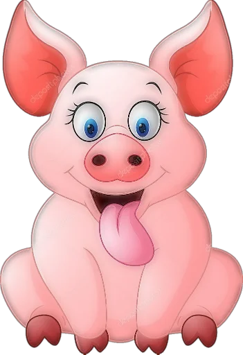 🐷 Стикер «Piggylee» для Telegram