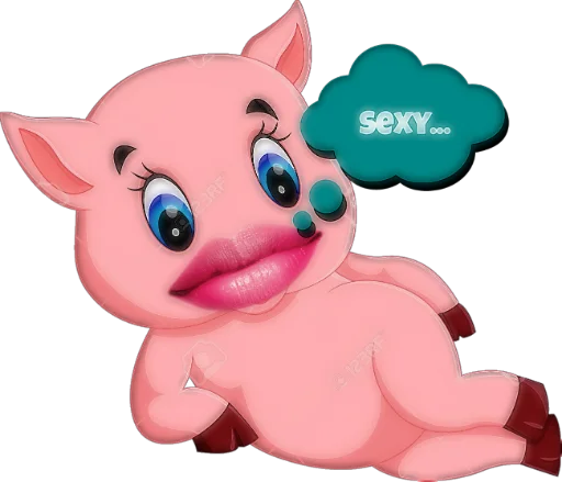 🐷 Стикер «Piggylee» для Telegram