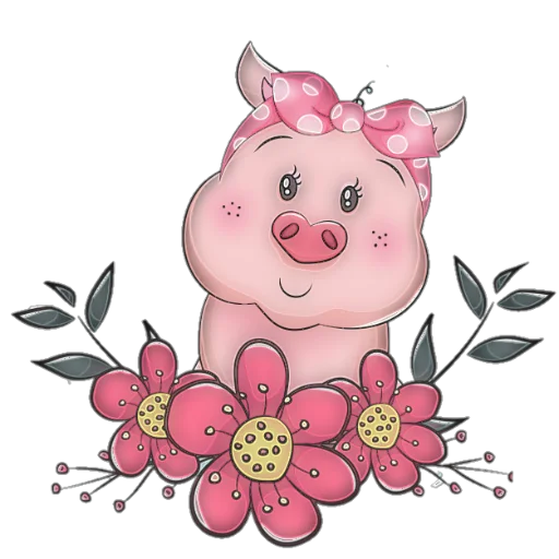 🐷 Стикер «Piggylee» для Telegram