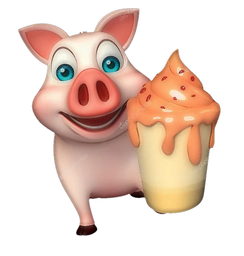 🐷 Стикер «Piggylee» для Telegram