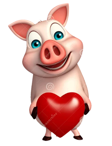 🐷 Стикер «Piggylee» для Telegram