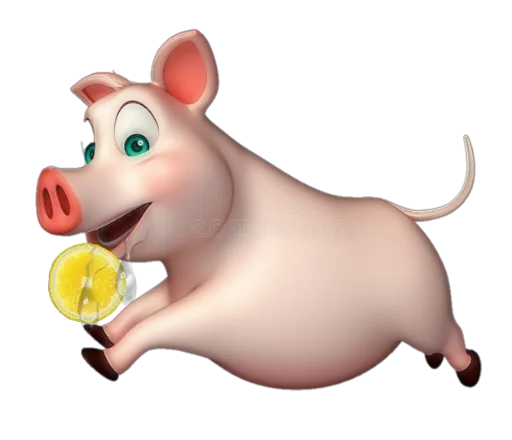 🐷 Стикер «Piggylee» для Telegram