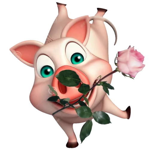 🐷 Стикер «Piggylee» для Telegram