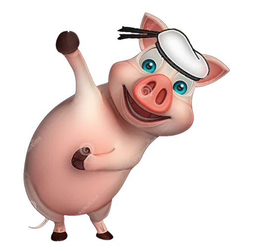 🐷 Стикер «Piggylee» для Telegram