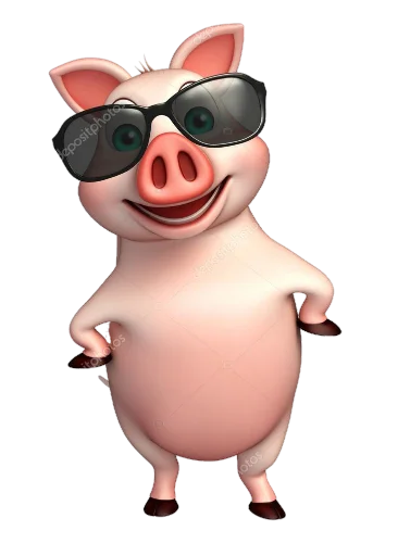 🐷 Стикер «Piggylee» для Telegram