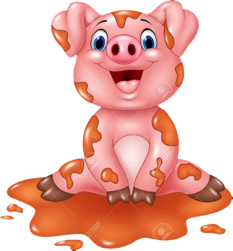 🐷 Стикер «Piggylee» для Telegram