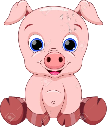 🐷 Стикер «Piggylee» для Telegram