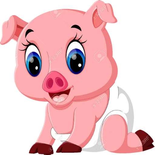 🐷 Стикер «Piggylee» для Telegram