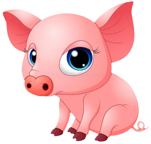🐷 Стикер «Piggylee» для Telegram