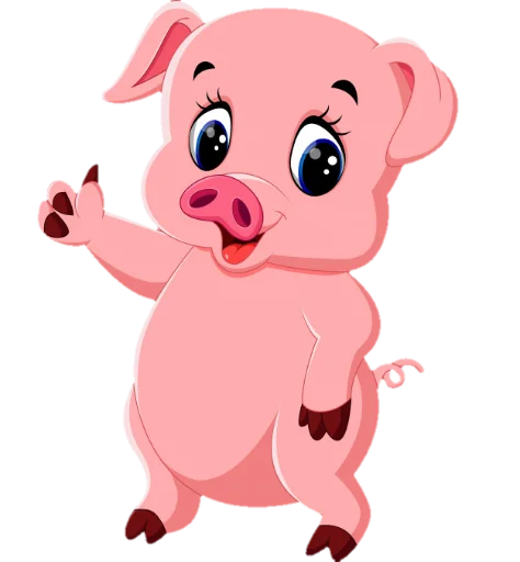 🐷 Стикер «Piggylee» для Telegram