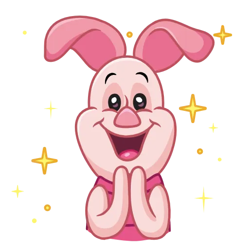🤩 Эмодзи «Piglet» для Telegram