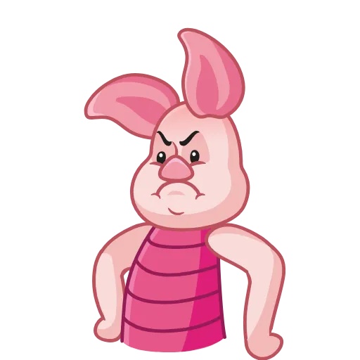 😤 Эмодзи «Piglet» для Telegram