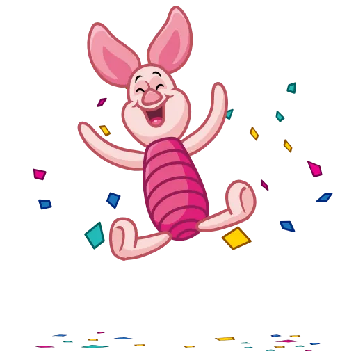 🥳 Эмодзи «Piglet» для Telegram