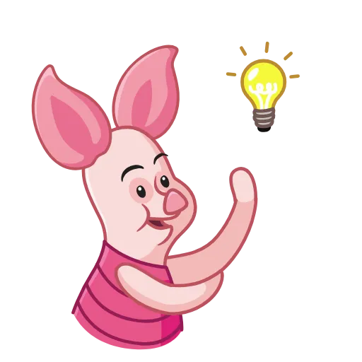 🤔 Стикер «Piglet» для Telegram