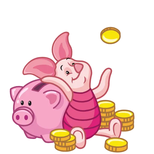 🤑 Стикер «Piglet» для Telegram