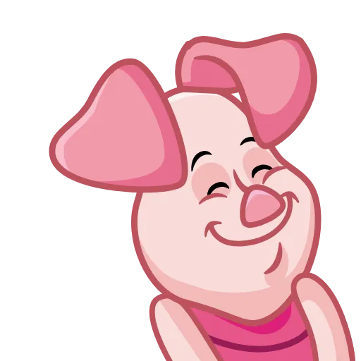 ☺️ Стикер «Piglet» для Telegram