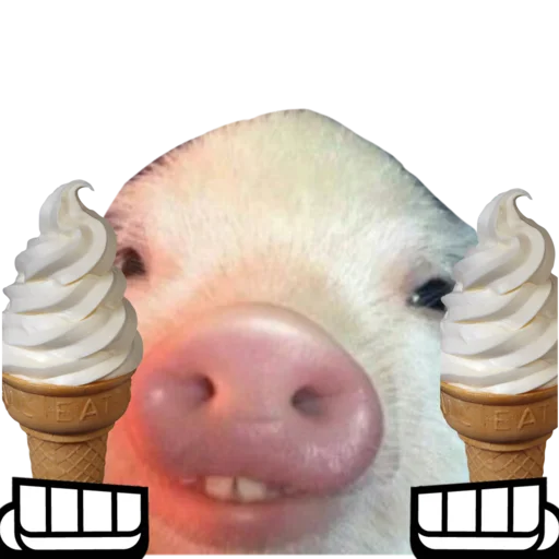 🍦 Стикер «Поросята» для Telegram