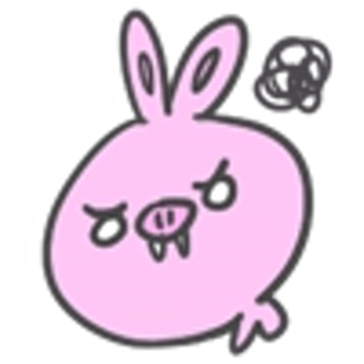 😈 Эмодзи «Pig Rabbit Walrus» для Telegram